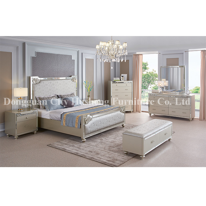 Parim müüja magamistoa mööbel kaasaegse disaini ja kuninga suurusega Valmistatud Hiinas